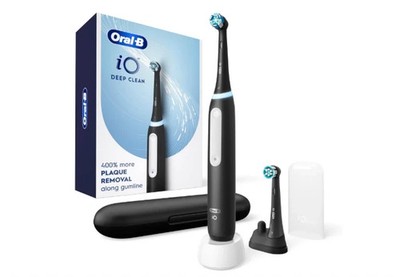 Oral-B iO Series 3 Deep Clean Rechargeable Electric Powered Toothbrush, Black