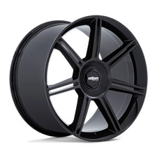 Rotiform Wheels Rim Fra 22x10 5x130 Et56 71.5cb Gloss Black W M-black Spokes