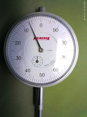 .01 MM DIAL GAUGE- PEACOCK-8MM MOUNT STEM