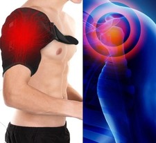 Heated Shoulder Wrap Pad Electric Brace Support Hot Therapy Belt Pad...   283