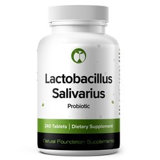 Lactobacillus Salivarius Probiotic Supplement 240 1 Count Pack of 240 