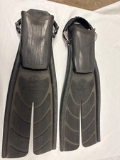 Sherwood Trek split fins size XL, BLK, w/heel strap spring, 0416