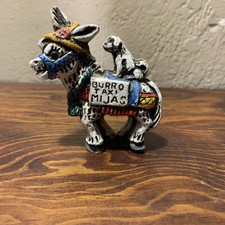 Burro Taxi Burro Español Burro Recuerdo de Mijas Figura España Souvenir Perro