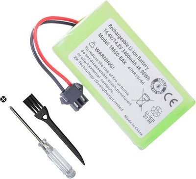 3400mAh 14.4V Vacuum Battery Replacement for Ionvac SmartClean 2000 Robot