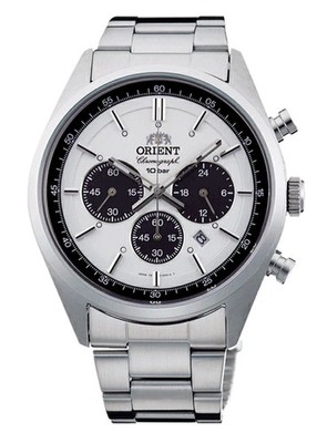 ORIENT NEO 70er SOLAR PANDA WV0041TX Solar Chronograph Herrenuhr