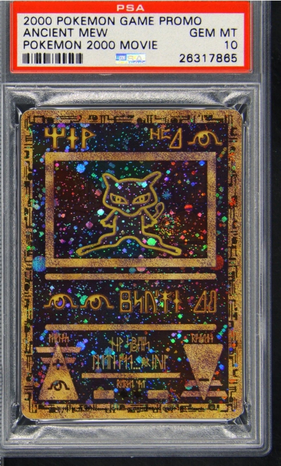 Ancient Mew Pokemon 2000 PSA 10 Gem Mint