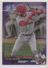 2017 Bowman Draft Chrome Purple Refractor 203/250 Dylan Carlson #BDC-89 ht2