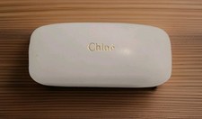 Chloe Eyeglass Case, Glasses Or Sunglasses, Hard Case, White