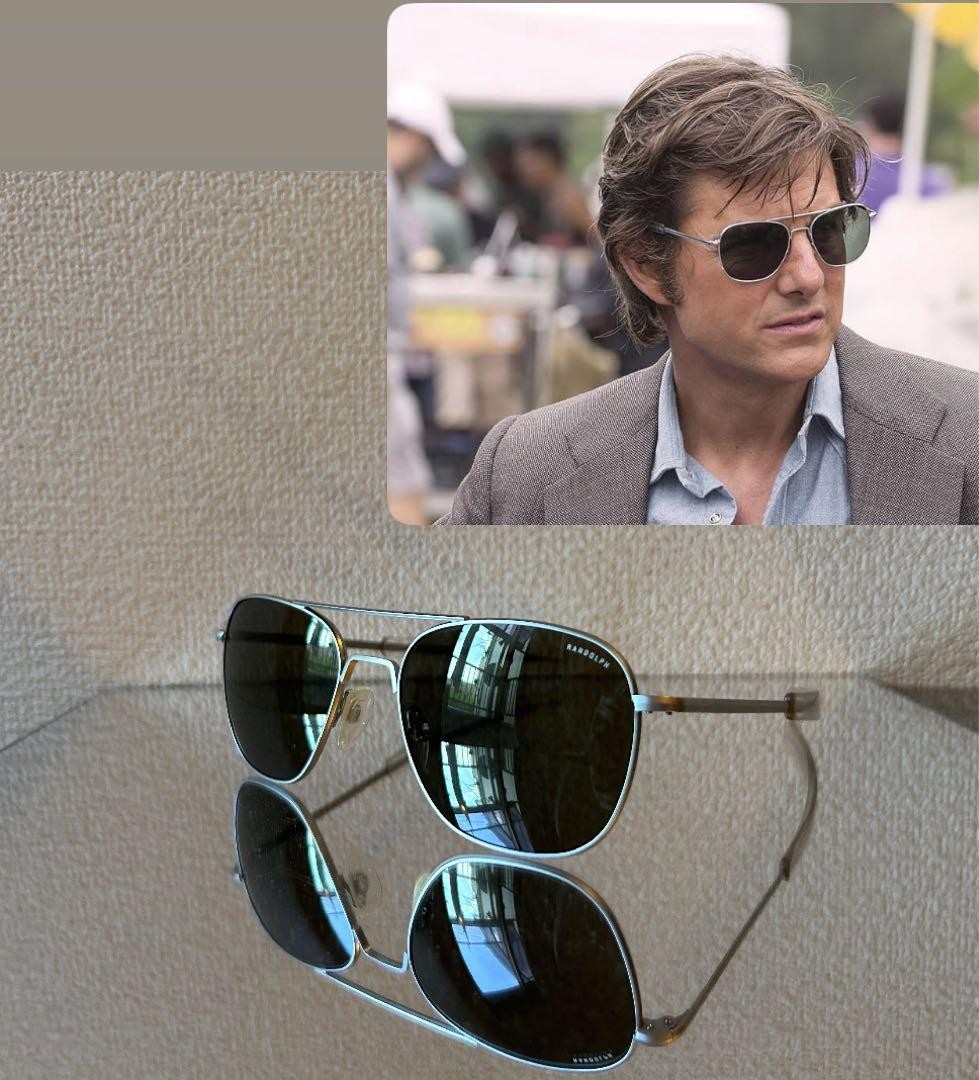 Tom Cruise Randolph Engineering Sunglasses At Brad Pitt F1 Premiere image 5