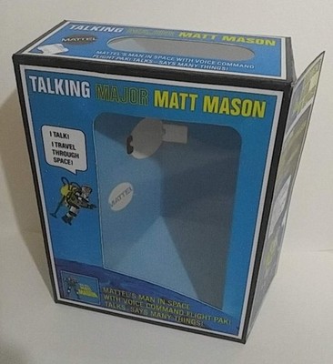 Mattel Talking Major Matt Mason 1968 Reproduction Empty BOX With Insert And Wire