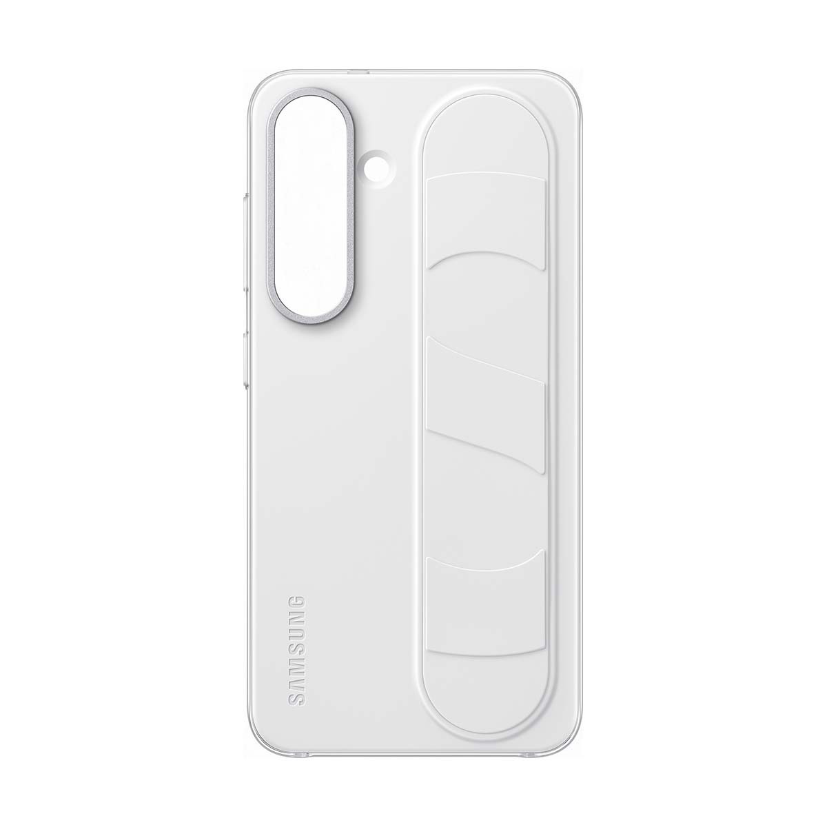 Coque silicone Galaxy S25 béquille et sangle pour les créateurs nomades