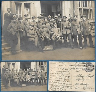 BARMEN Sa. Meiningen Feldpost 1916 " Die Klosterbrüder " in Unterbarmen