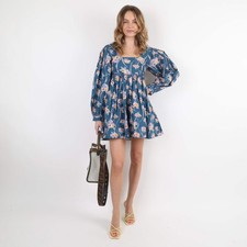 Love Shack Fancy Blue Dress, UK Size 8