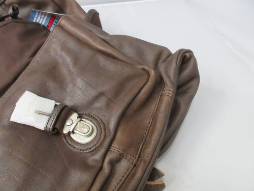 Zaino borsa pelle bovina marrone Marlboro Unlimited Gear vintage 1997 INUTILIZZATO - Foto 11 di 19