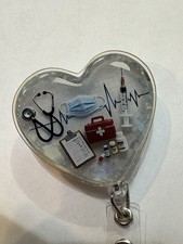 Retractable Badge Reel - Nurse Hospital Worker Cute Items
