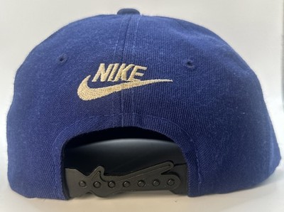 Vintage 1990's Nike Team Sports Unique Swoosh Snapback Blue