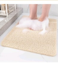 Non-Slip Bath Mat for Tub  Shower, Soft PVC Quick Drying 16x40 Easy Clean