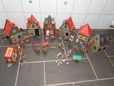 Playmobil Fachwerkh&auml;user Mittelalter Stadt, passend zu 3666