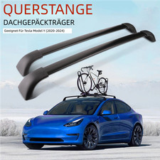 Gepäckträger Dachträger Querträger Alu für Tesla Model Y 2020-2024 Relingträger
