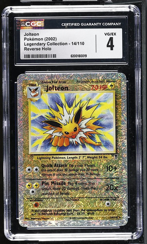 2002 Pokemon Legendary Collection Jolteon CGC 4 #14/110