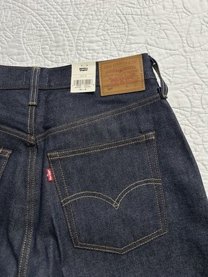 Levi's Womens 501 Original Selvedge Denim A6167-0007 DARK WASH