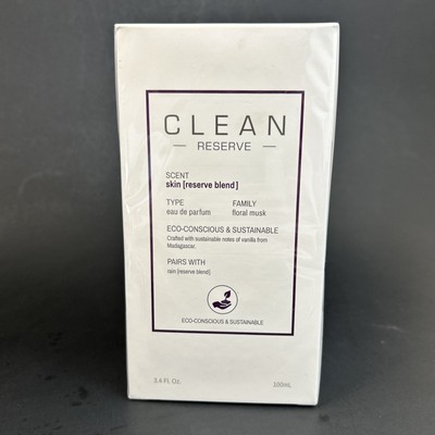 Clean Reserve Skin Blend Eau De Parfum Floral Musk 3.4 Fl Oz  New in Sealed Box