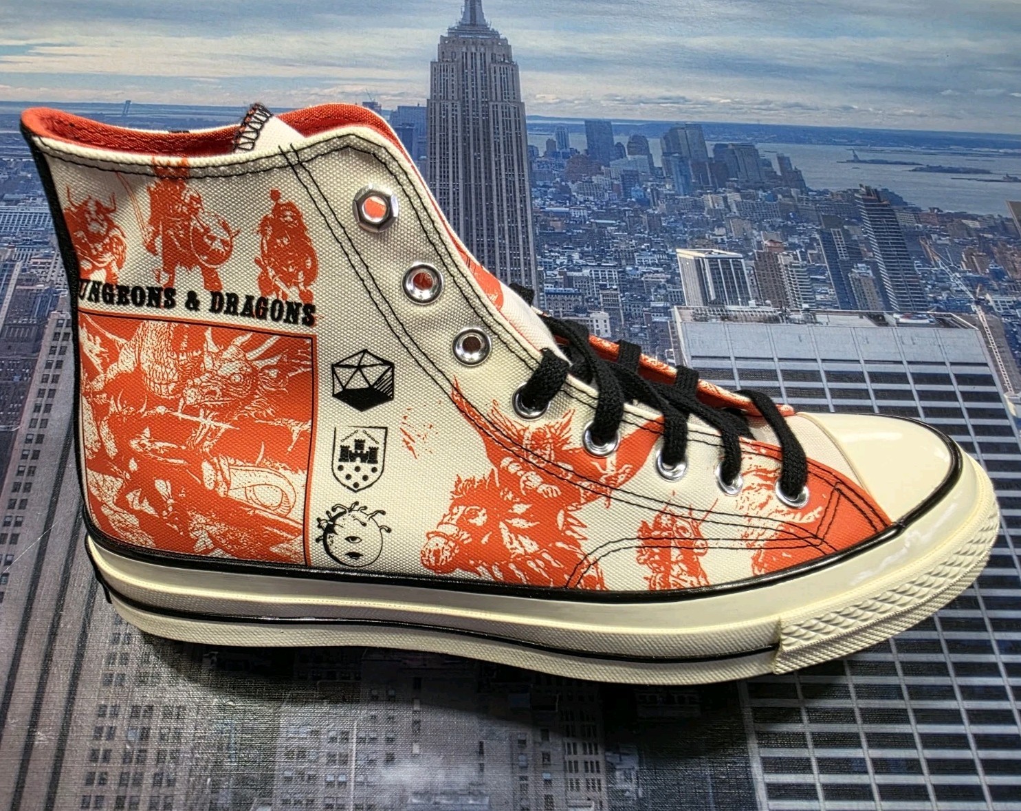 Converse x Dungeons & Dragons Chuck 70 High Top Egret Mens Size 10.5 A09883c New thumbnail 11