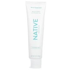 Whitening Fluoride Free Toothpaste, Wild Mint & Peppermint Oil, 4.1 oz (116 g)