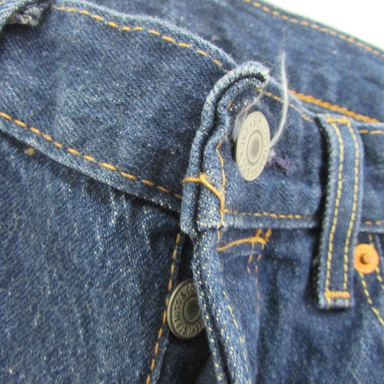 Levis 501 Straight Jeans Mens W29 L30 Blue thumbnail 6