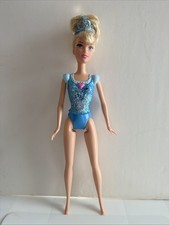 Mattel Disney Cinderella Princess Doll W/ Permanent Sparkly Bodice Tiara G391