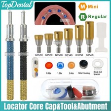 Dental Retention Cap Insertion Locator Core Tool Overdenture Abutment Fit OSSTEM