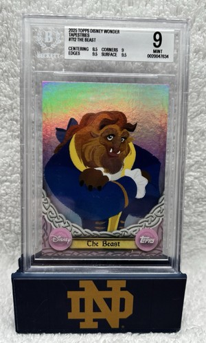 2025 Topps Disney Wonder Tapestries Number T12 The Beast BGS 9￼