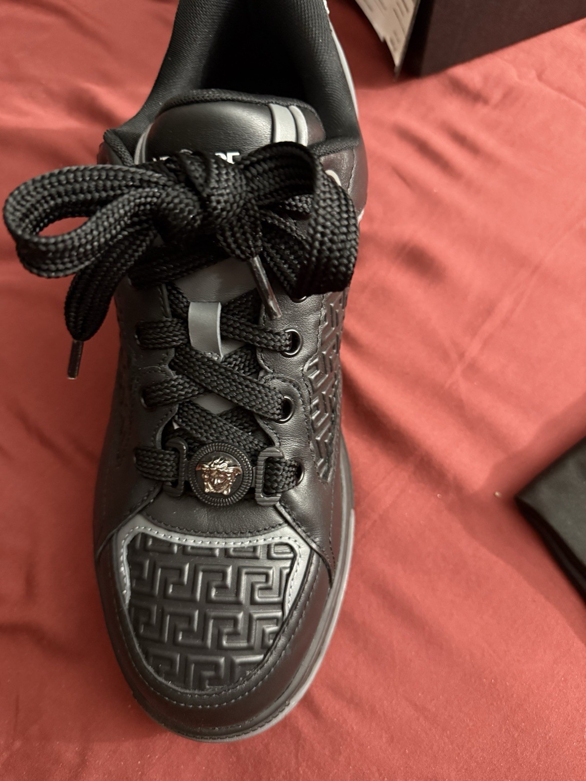 Versace Men Low Top Palladium Sneakers Men 44 Or US 11 image 7