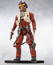 Star Wars Elite Series Poe Dameron Die Cast Figure 6.5  Disney Store Awakens NEW