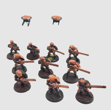 Tau Fire Warriors and Drones Warhammer Tau Empire 40K Painted