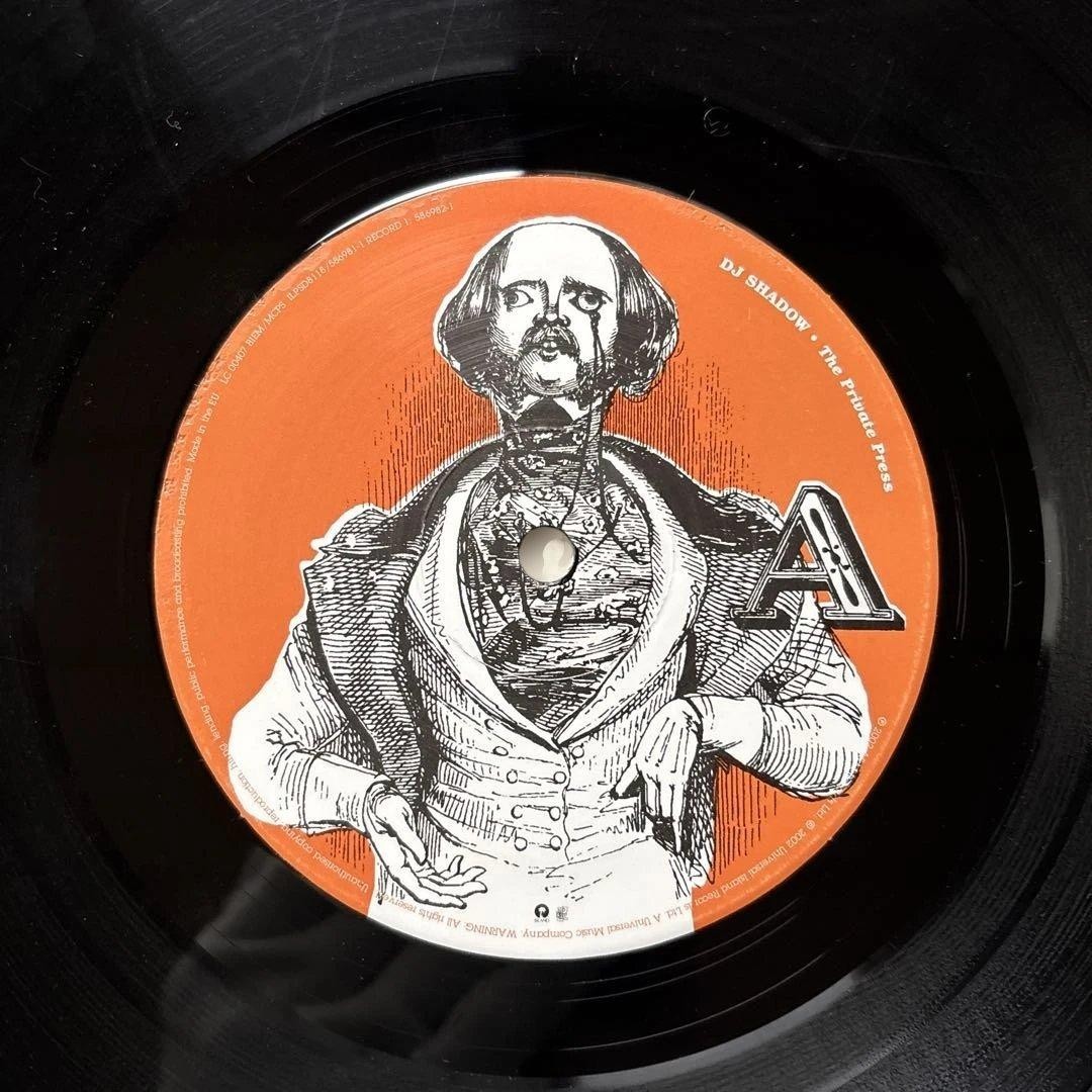 DJ SHADOW The Private Press レコード　2LP DJ Shadow The Private Press 2LP Vinyl 12