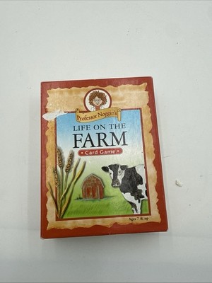 Professor Noggins Life On The Farm Card Game 2008 Complete Educational Ages 7+