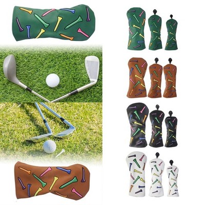 Golf-Holz-Kopfbedeckung, Golf-Holz-Kopfbedeckung, lustiger Golf-Zubehör mit