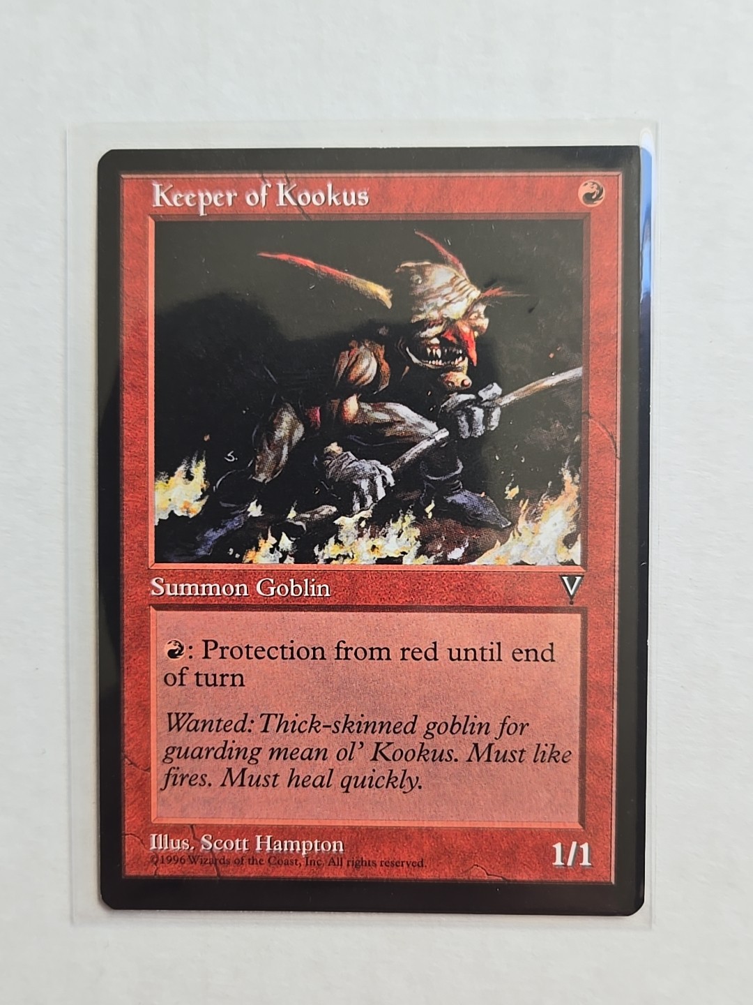 Keeper of Kookus - Visions - LP - MTG Magic - Common - Creature