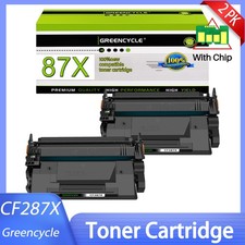 2 PACK High Yield CF287X 87X Toner for HP LaserJet M506dh MFP M527z Pro M501