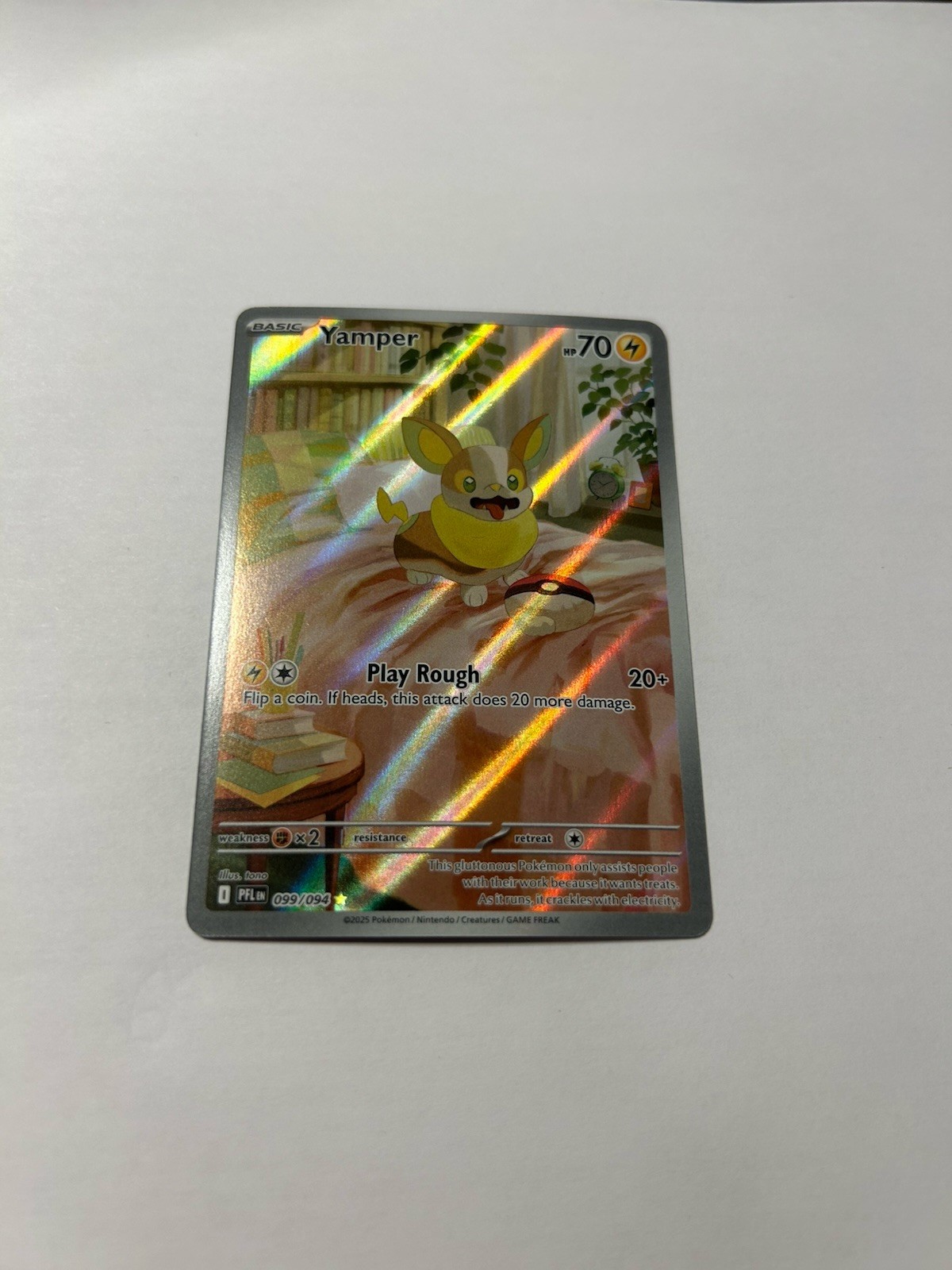 Yamper 099/094 Me02: Phantasmal Flames Holo Near Mint
