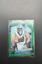 2025 Panini Prizm - Jalen Coker #55 Green Wave Prizm