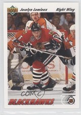 1991-92 Upper Deck Jocelyn Lemieux #438 0a1