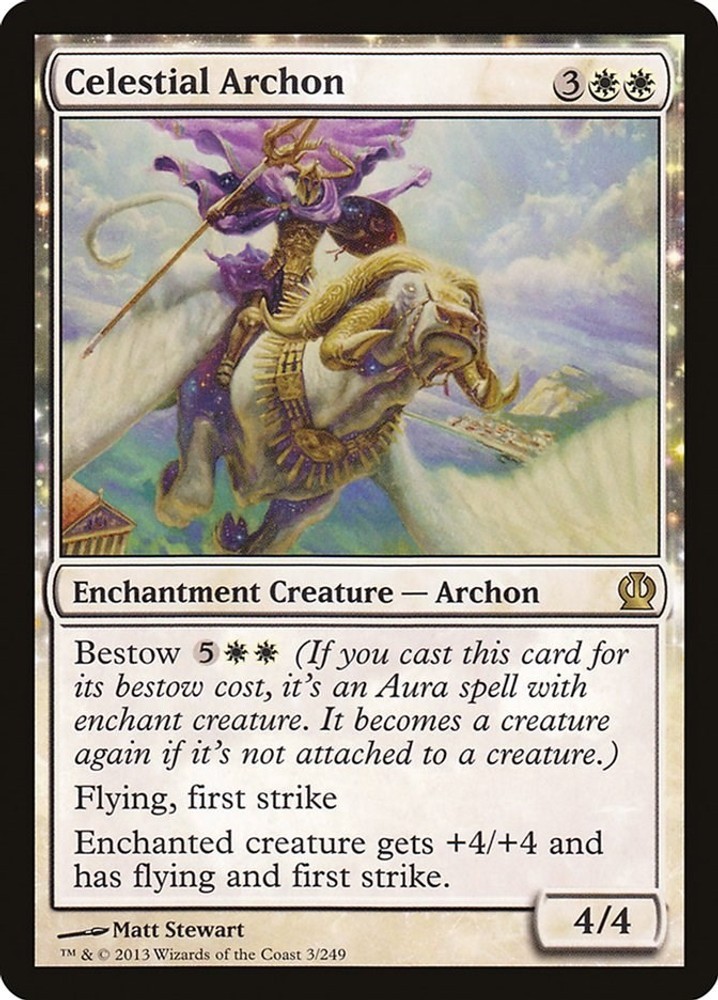 Foil Celestial Archon - 3 - NM - Theros