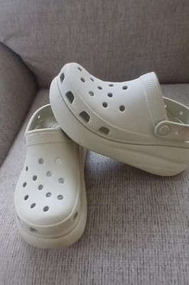Women's Classic Crush Clog Crocs Platform Wedge Size 5.