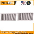 2PCS For BMW i3 Mini Cooper Mercedes Benz E350 Activated Carbon Cabin Air Filter