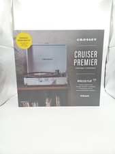 Crosley Cruiser Premier Vinyl Record Turntable Player Speaker Wireless Bluetooth