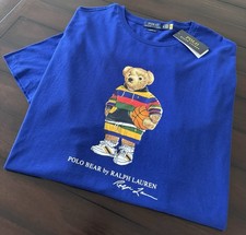 Polo Ralph Lauren Bear   T-Shirt ROYAL BLUE Men  s  XL  NWT   