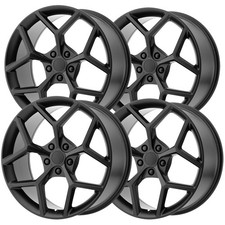 Set Of 4 Staggered-replica 126mb Camaro Z28 20 5x120 Matte Black Wheels Rims Set Of 4 Staggered-replica 126mb Camaro Z28 20 5x120 Matte Black Wheels Rims
