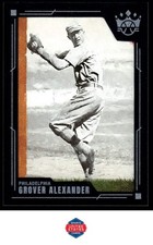 2022 Panini Diamond Kings #21 Grover Alexander Framed Blue